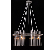 Подвесная люстра Natali Kovaltseva HELSINKI II 81060-6C STAIN GRAY