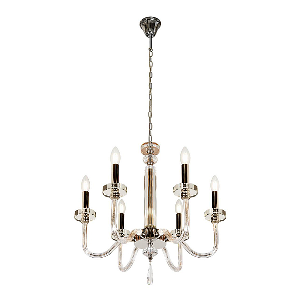 Подвесная люстра iLamp Vibe P9474-6 Nickel