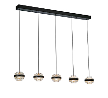 Подвесная люстра Delight Collection Indiana MD22030002-5B black/clear