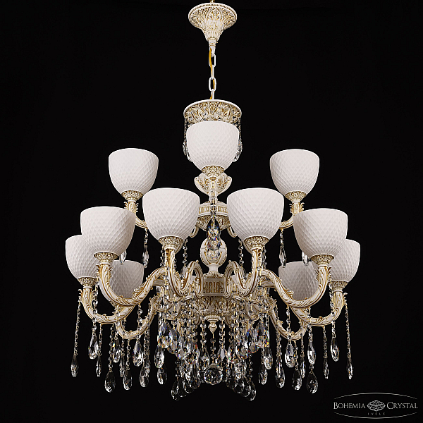 Подвесная люстра Bohemia Ivele Crystal AL79101/10+5/250/2D A WMG P1 U Wave