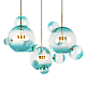 Подвесной светодиодный светильник Loft IT Bolle 2027-S3 Blue