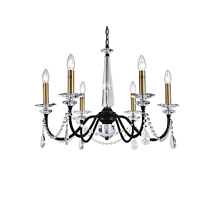 Подвесная люстра Newport 3976/C black+brass М0071828
