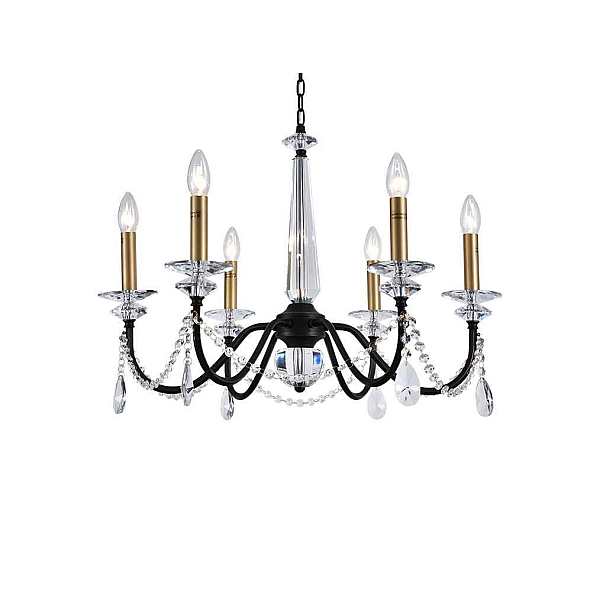 Подвесная люстра Newport 3976/C black+brass М0071828