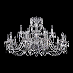 Подвесная люстра Bohemia Ivele Crystal 1402/10+5/360 Ni