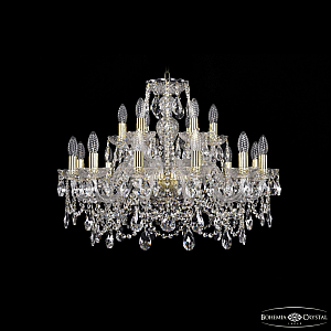 Подвесная люстра Bohemia Ivele Crystal 1411/12+6/240 G