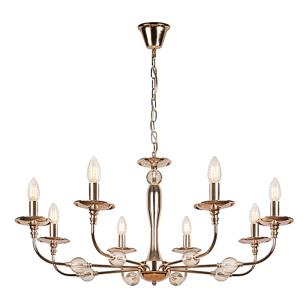 Подвесная люстра iLamp Aura 1030-8GD