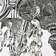 Подвесная люстра Bohemia Ivele Crystal AL79101/6/175 B NW