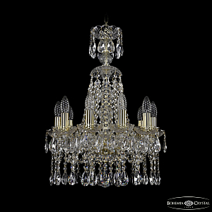 Подвесная люстра Bohemia Ivele Crystal 1413/10/141/XL-60 G
