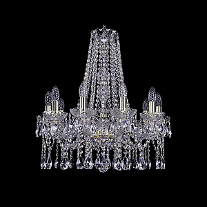 Подвесная люстра Bohemia Ivele Crystal 1413/10/200/h-60 G