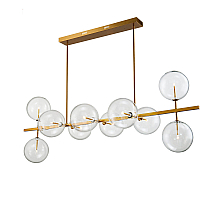 Подвесная люстра Delight Collection Globe Mobile KG0965P-10L brass