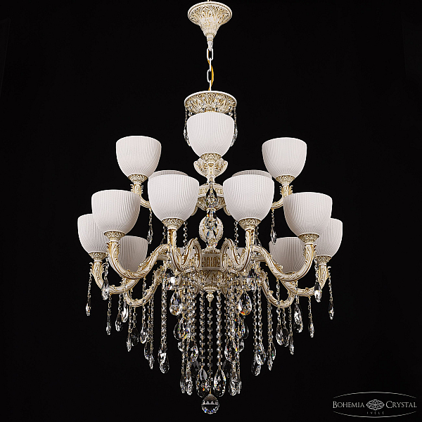 Подвесная люстра Bohemia Ivele Crystal AL79101/10+5/250/2D B WMG P1 U Line
