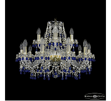 Подвесная люстра Bohemia Ivele Crystal 1410/10+5/240 G V3001