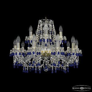 Подвесная люстра Bohemia Ivele Crystal 1410/10+5/240 G V3001