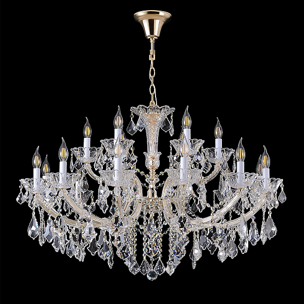 Подвесная люстра Crystal Lux CRISTELLE SP12+6 GOLD