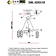 Подвесная люстра Omnilux Cavriglia OML-52803-08