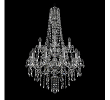 Подвесная люстра Bohemia Ivele Crystal 1415/10+5/220/h-102/2d Ni