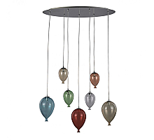 Подвесная люстра Ideal Lux Clown SP7 Color 100937