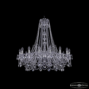 Подвесная люстра Bohemia Ivele Crystal 1411/16/360/h-95 Ni