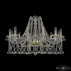 Подвесная люстра Bohemia Ivele Crystal 1413/12/300 G Balls
