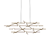 Подвесная люстра DeLight Collection Molecular MD18001067-14A black/gold