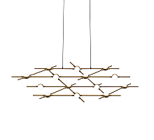 Подвесная люстра DeLight Collection Molecular MD18001067-14A black/gold