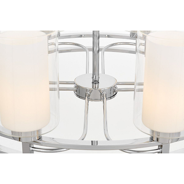 Подвесная люстра Lumina Deco Marietta LDP 8025-8 CHR+WT