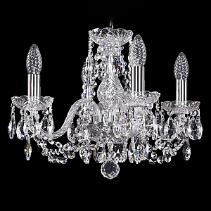 Подвесная люстра Bohemia Ivele Crystal 1402/4/141 Ni