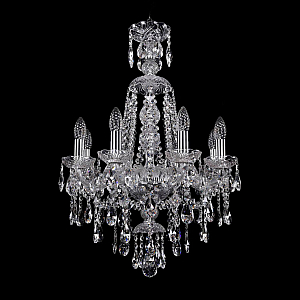 Подвесная люстра Bohemia Ivele Crystal 1415/8/165/XL-70 Ni