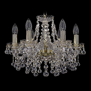 Подвесная люстра Bohemia Ivele Crystal 1409/6/141 G