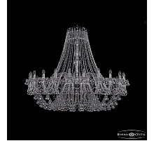 Подвесная люстра Bohemia Ivele Crystal 1409/24/530 Ni