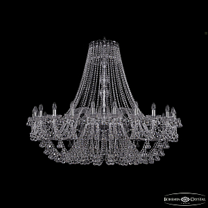 Подвесная люстра Bohemia Ivele Crystal 1409/24/530 Ni