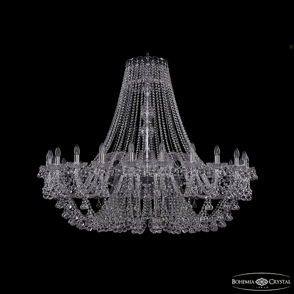 Подвесная люстра Bohemia Ivele Crystal 1409/24/530 Ni