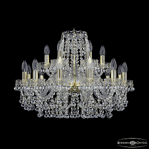 Подвесная люстра Bohemia Ivele Crystal 1409/12+6/240 G