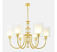 Подвесная люстра Crystal Lux ELENA SP6 GOLD