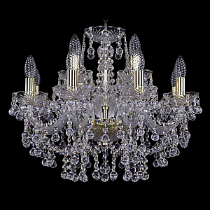 Подвесная люстра Bohemia Ivele Crystal 1409/8+4/195 G