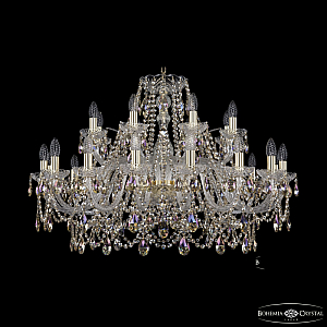 Подвесная люстра Bohemia Ivele Crystal 1411/16+8/360 G R801