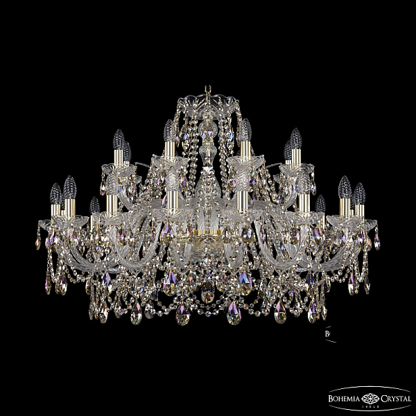 Подвесная люстра Bohemia Ivele Crystal 1411/16+8/360 G R801