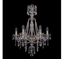 Подвесная люстра Bohemia Ivele Crystal 1415/6/200/XL-77 G