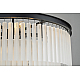 Подвесная люстра Delight Collection 1920s Odeon KR0387P-10A black/frost