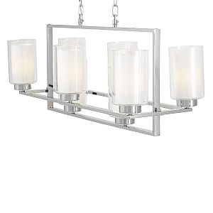 Подвесная люстра Lumina Deco Lino LDP 1239-8 CHR