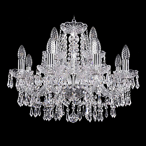 Подвесная люстра Bohemia Ivele Crystal 1403/8+4/195 Ni