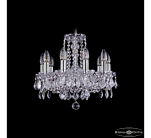 Подвесная люстра Bohemia Ivele Crystal 1402/10/141 Ni Leafs