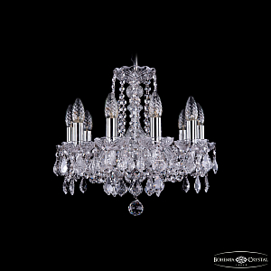 Подвесная люстра Bohemia Ivele Crystal 1402/10/141 Ni Leafs