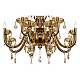 Подвесная люстра iLamp Asia 81069-8+4 BR