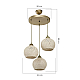 Подвесная люстра Toplight Lizbeth TL1612R-03BB