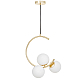 Подвесная люстра Lumina Deco Bonio LDP 7031-3 F.GD