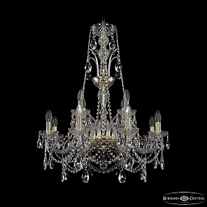 Подвесная люстра Bohemia Ivele Crystal 1411/8+4/240/XL-83 G