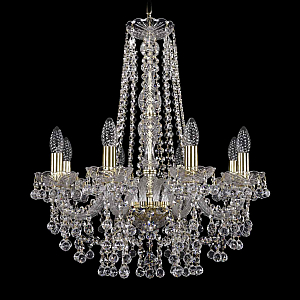 Подвесная люстра Bohemia Ivele Crystal 1409/8/195/h-63 G