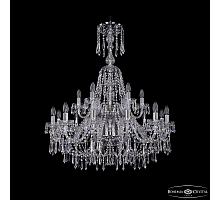 Подвесная люстра Bohemia Ivele Crystal 1403/12+6/300/XL-100/2d Ni