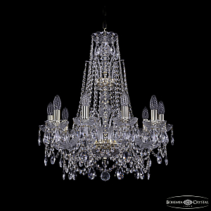Подвесная люстра Bohemia Ivele Crystal 1411/10/195/XL-65 G